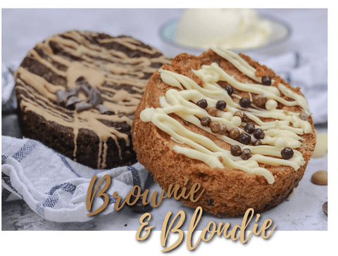 Smaak v/d Maand April: Ken jij onze Blondie & Brownie al? - Lets Dough it