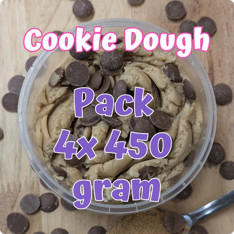 Cookie Dough Pack 4x 450 gram