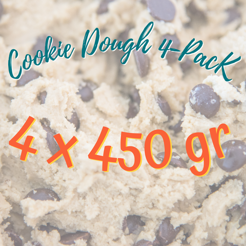 Cookie Dough Pack 4x 450gr €43,50