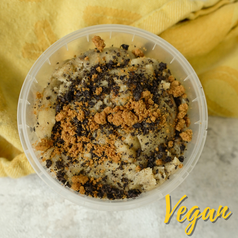 Vegan Double Crumble Cookie Dough - Lets Dough It